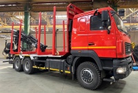 Сортиментовоз МАЗ-631228-8578-012 (6х4) с гидроманипулятором Майман ММ110S