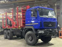 Сортиментовоз на шасси МАЗ-631828-8575-052 (6х6) с гидроманипулятором Велмаш ВМ10-74